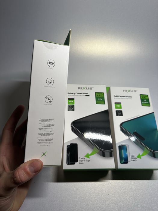 Liquidacao de stock de peliculas de vidro iphone 15/15Pro/16/16Pro