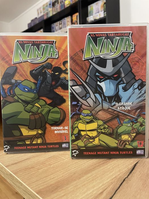 Conjunto VHS tartarugas ninja 2003 tmnt