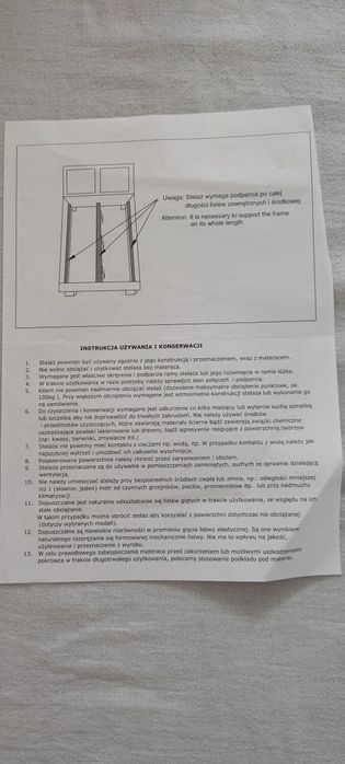 Stelaż PRIMO (FLAT) 140x200