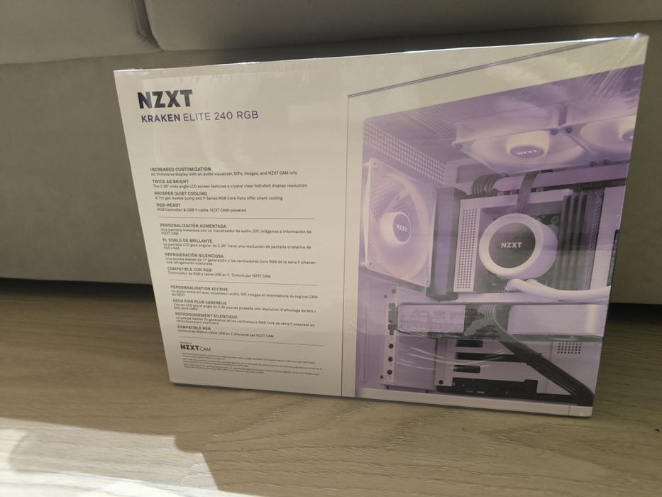 Chłodzenie wodne nzxt Kraken Elite 240mm RGB LCD nowe w folii