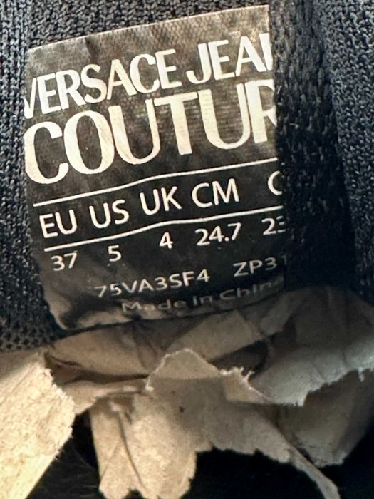 sneakersy versace jeans couture skórzane 37