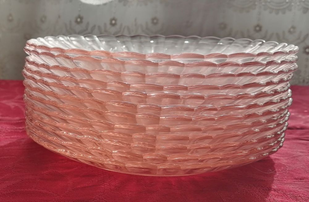 conjunto de pratos em pirex