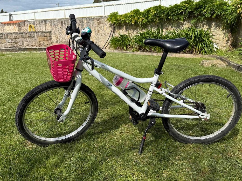 Bicicleta Criança 6-9 anos RIVERSIDE 100 Branca