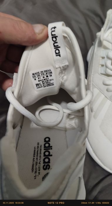 Кроссовки adidas tubular 44 размер