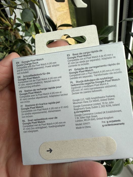Stacja dokująca USB C do szybkiego ładowania Google Pixel Watch 4