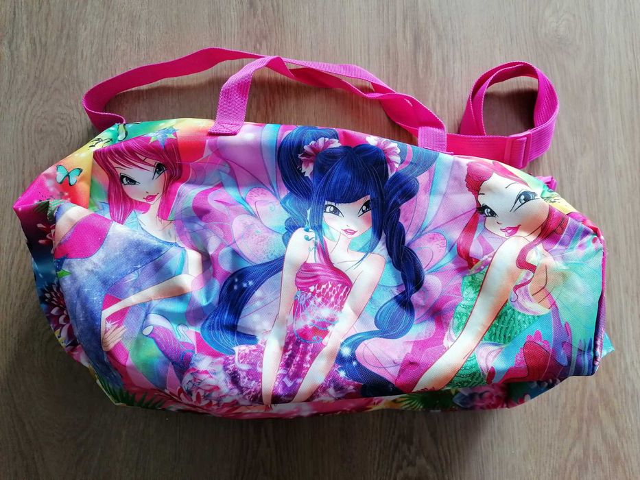Mochila escolar + saco desporto Winx