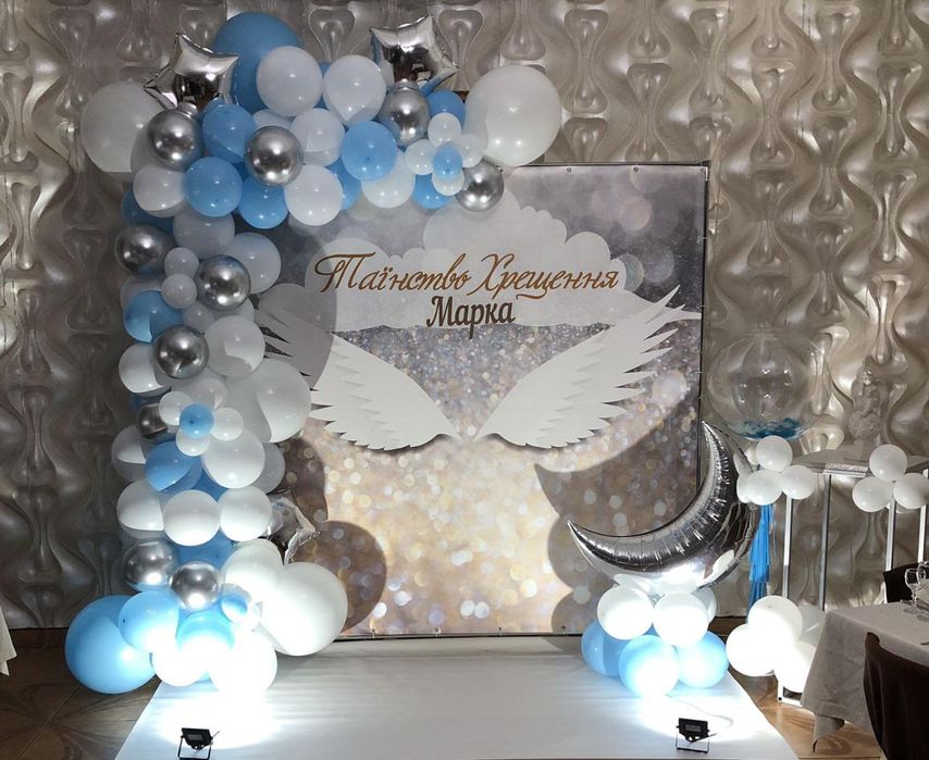 Банер на день народження, хрестини, плакат 2*2