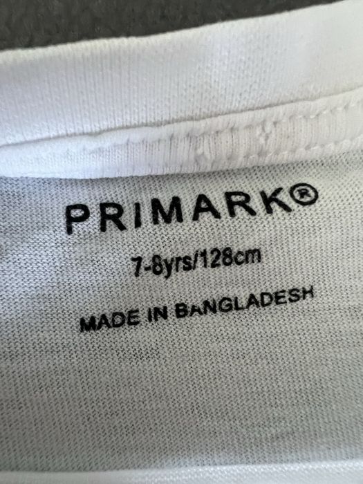 Primark bawełniany t-shirt r. 122/128 7/8 lat