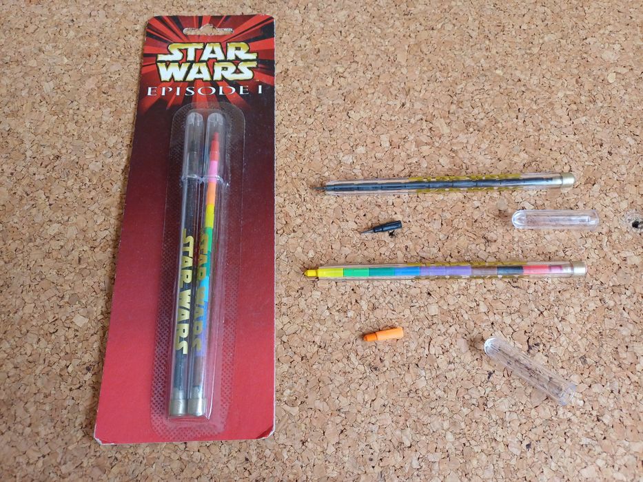 Lapiseiras recarregáveis. Estilo vintage, anos 80/90. Novas em caixa.