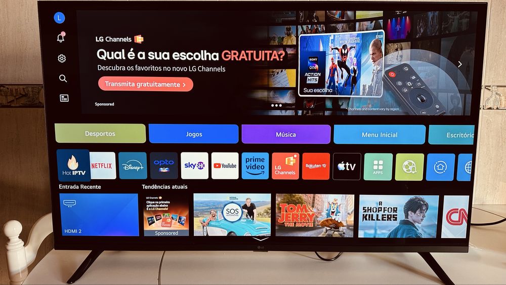 TV LG 43UR74006LB (LED - 43'' - 109 cm - 4K Ultra HD - Smart Tv)