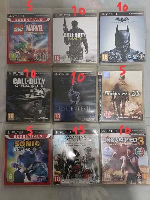 Jogos PS3 como novos