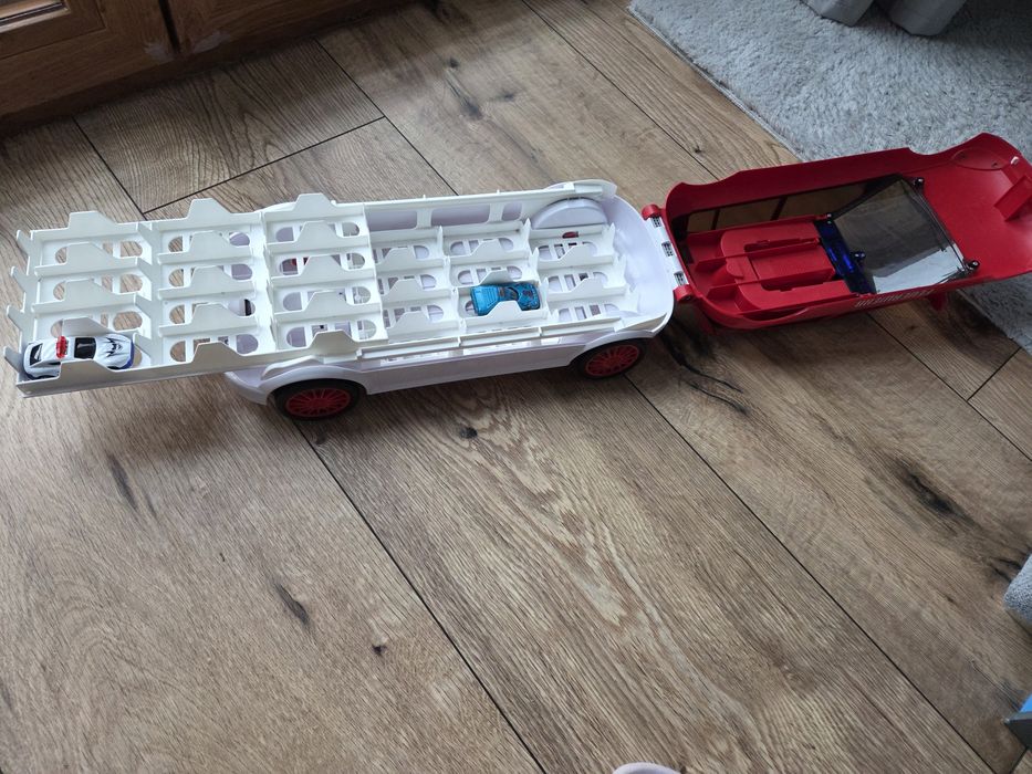 Zabawka strażackie auto garaż dla samochodów