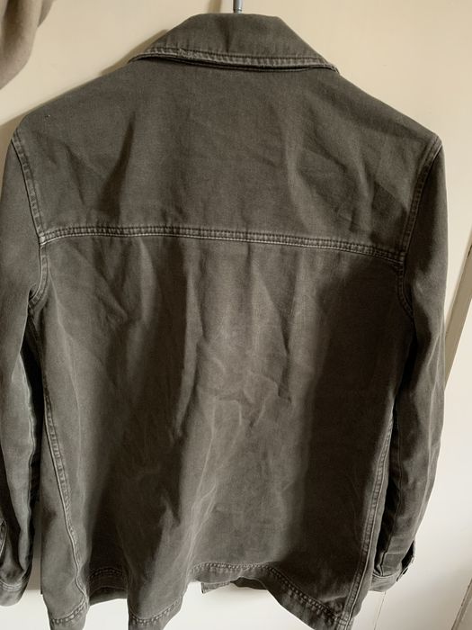 kurtka katana ciemnozielona z ćwiekami dla dziewczynki