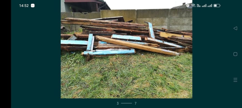 Sprzedam stare bale drewniane z rozbiórki domu. Okazja!!!