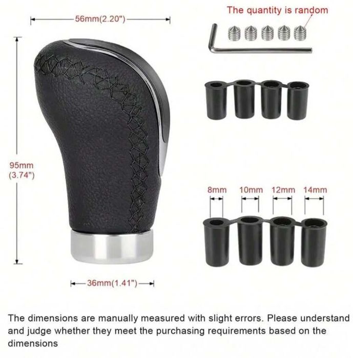Cabeça de mudanças desportiva vermelha e preta