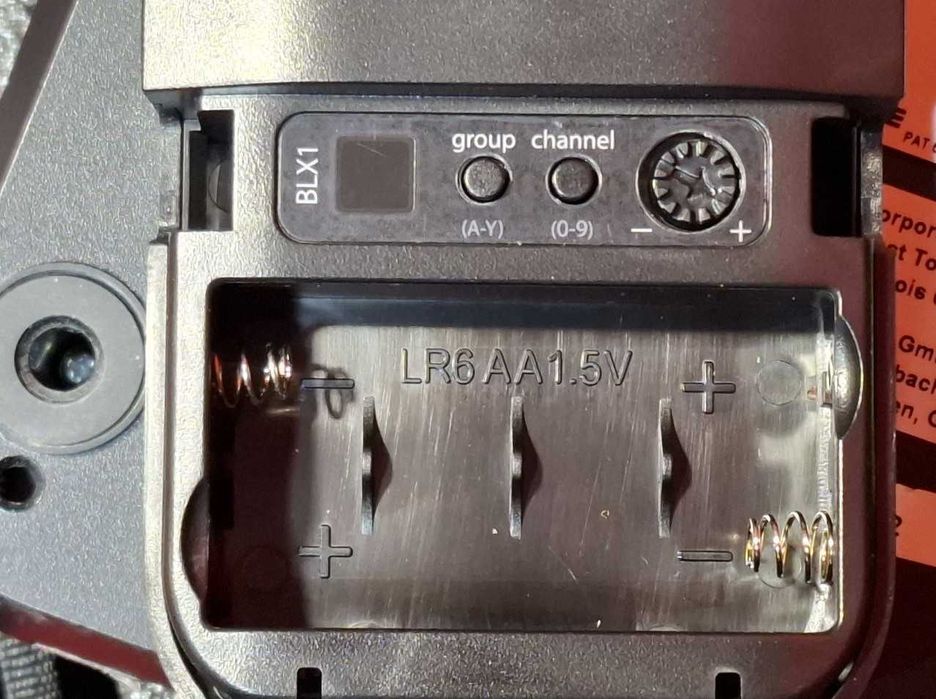 Mikrofon bezprzewodowy SHURE BLX z bodypackiem i mikrofonem nagłownym