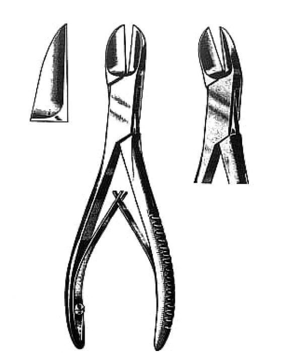 Odgryzacz kostny typ Liston 14 cm (prosty)