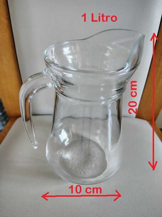 Caneca de vidro 1L