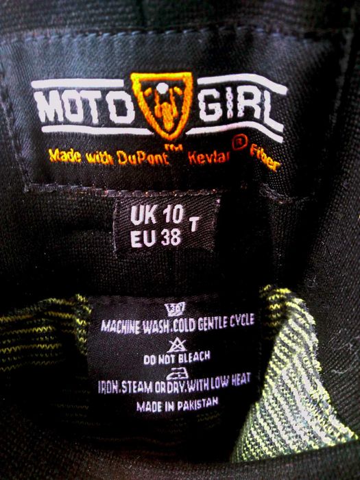 Calças de motociclismo em kevlar