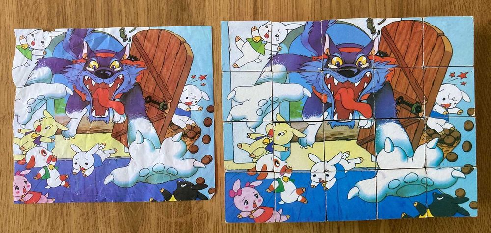 Puzzles de Cubos - Contos de Fadas
