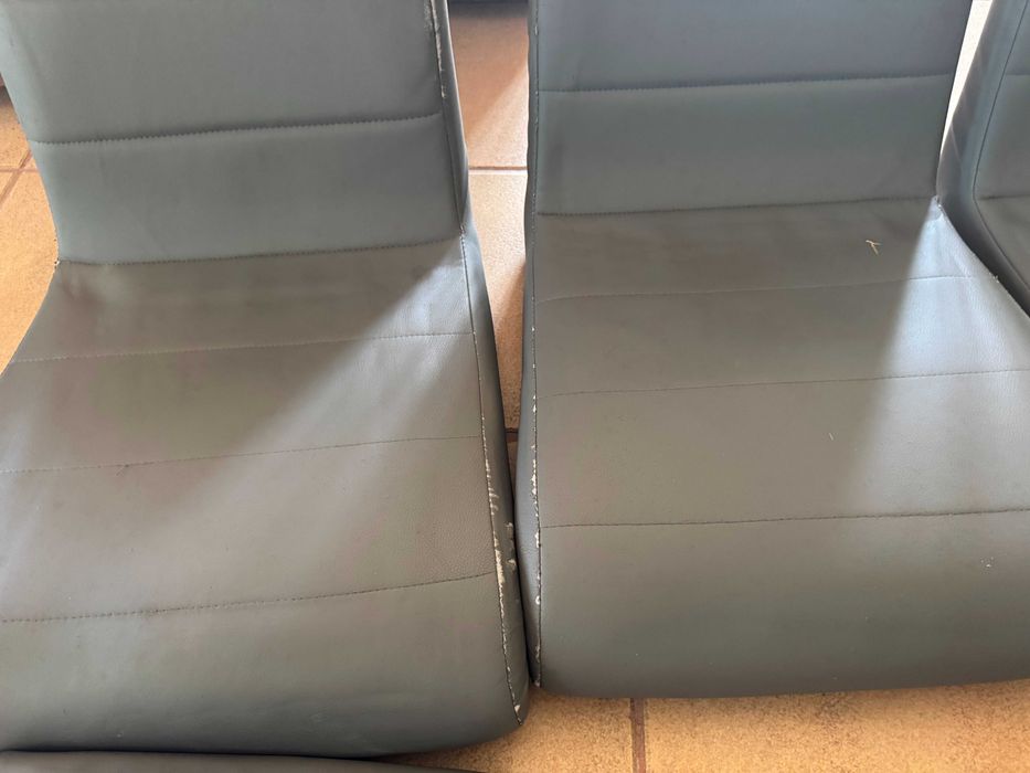 Conjunto 8 Assentos/Encostos de Cadeira Cinzentos - Projeto DIY