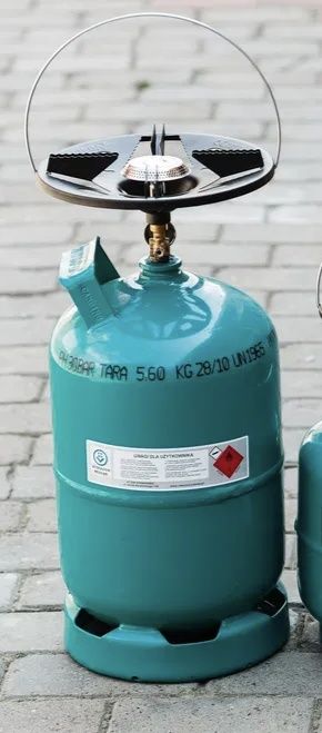 Газовий балон 12л + пальник+ перехідник | Комплект