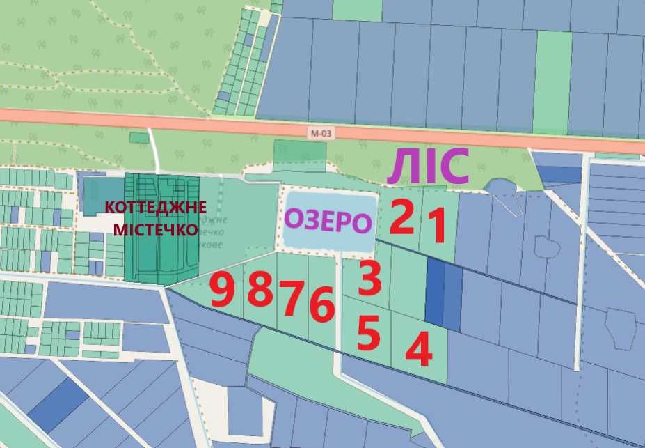 Супер пропозиція! Продаж дуже гарної ділянки біля озера та лісу!