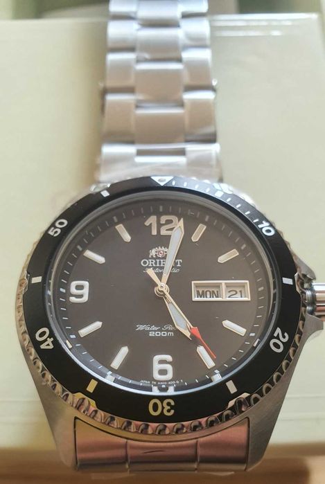 [NOWY] Orient MAKO II czarny automat szafir (SAA02001B3) japoński