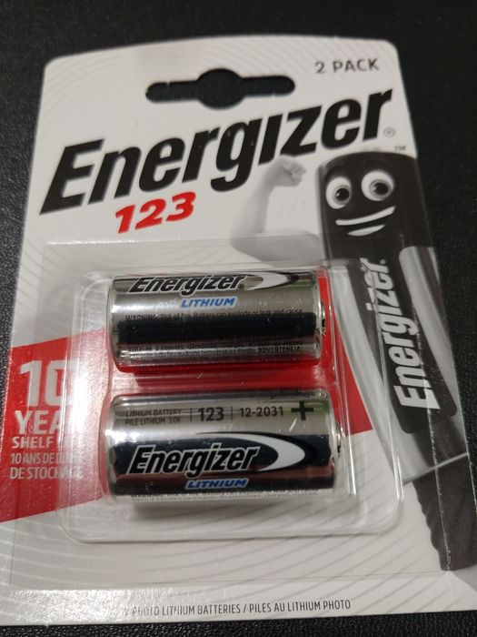 Батарейка ENERGIZER CR123 Lithium (бл. 2шт). Ціна за 2 шт. Є гурт!!!