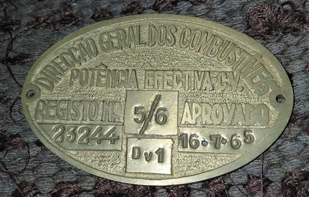 Medalha / Chapa de identificação