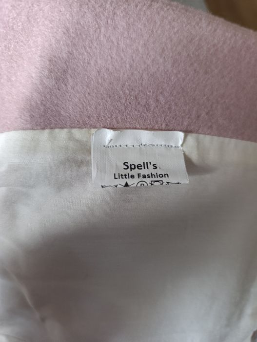 Płaszczyk dla dziewczynki wełna