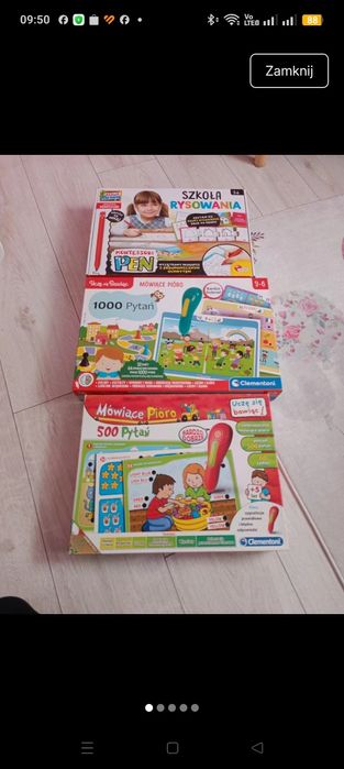 Mówiące pióro Clementoni 3 sztuki