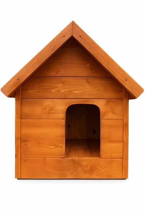 Drewniana buda dla psa