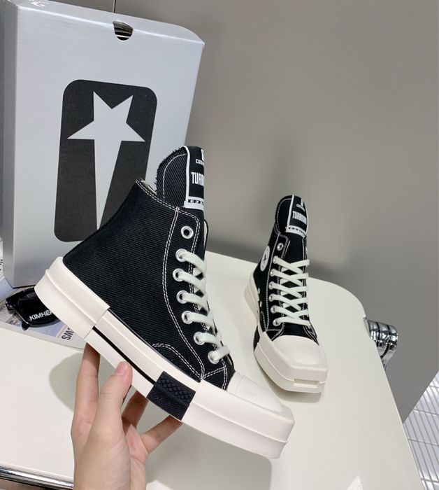 Converse x Rick Owens DRKSHDW TURBODRK. Коверс в колабе с Рик овенс