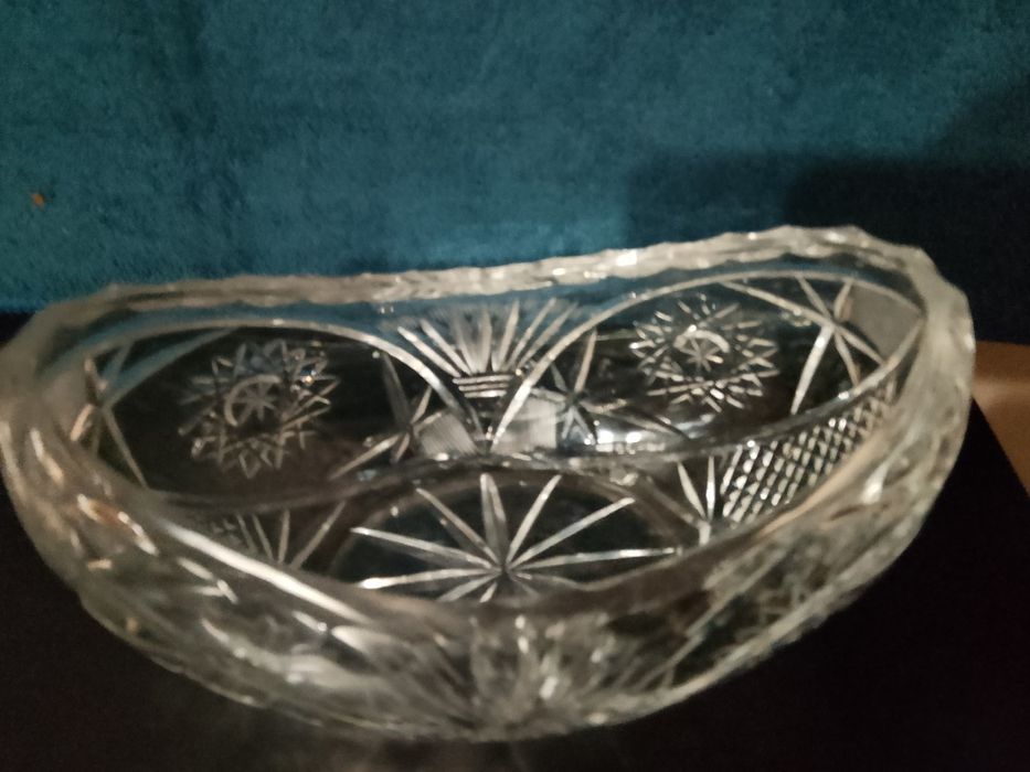 Vintage Kryształowa łódka styl boho