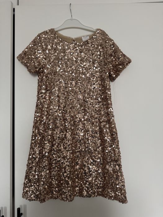 Святкова сукня з паєтками zara
