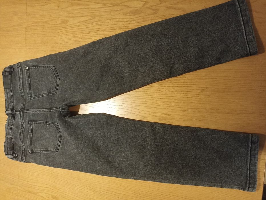 Spodnie jeansowe dla chłopca r.140 szare