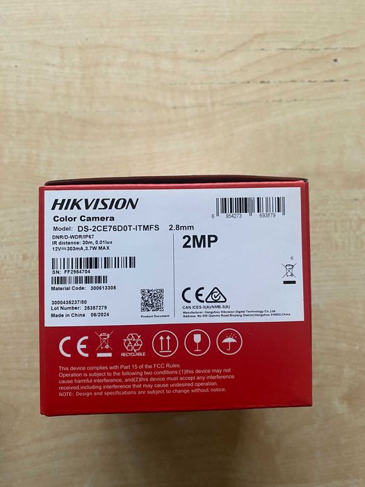 KAMERA 4W1 HIKVISION DS-2CE76D0T-ITMFS(2.8mm) (analogowa)