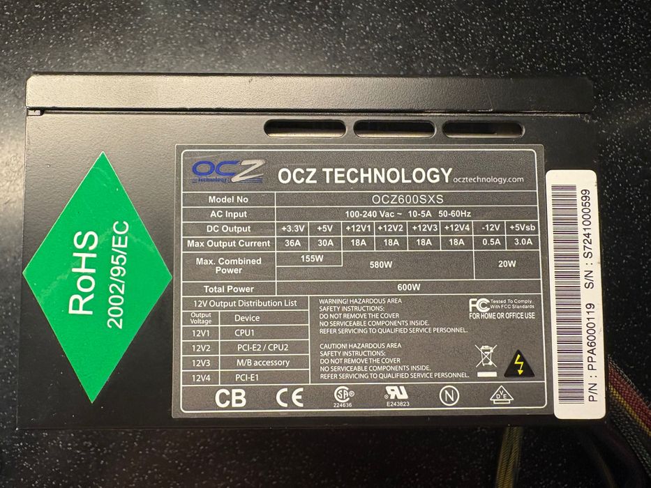 блок живленя 600w