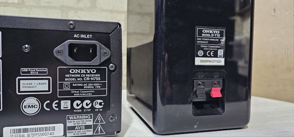 Мережевий Музичний центр/ресивер Onkyo D-T15/CR-N755 USB,FLAC