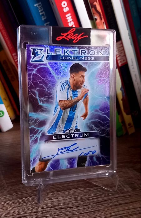 Lionel Messi Autógrafo Leaf 1/1 Selado.