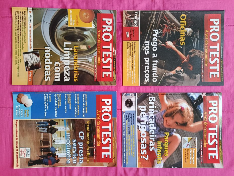 28 revistas PRO TESTE