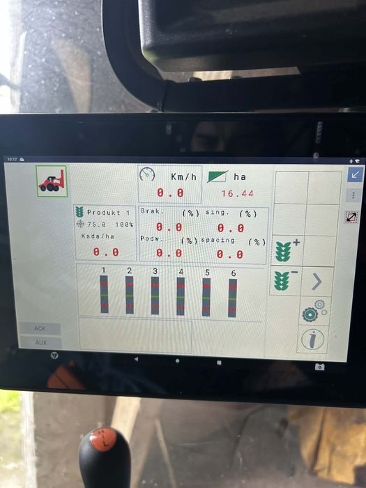 Gaspardo MTR MTE 6 rzedów ISOBUS komputer