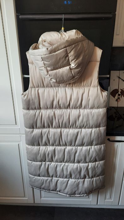 Kamizelka Massimo Dutti L z kapturem długa nowa bez metki
