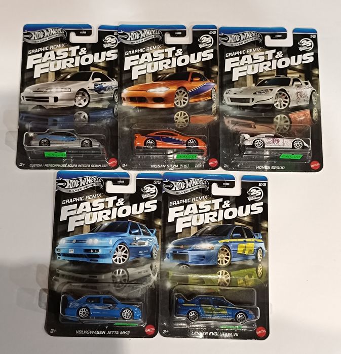 Hot Wheels Conjunto Fast & Furious Graphic Remix