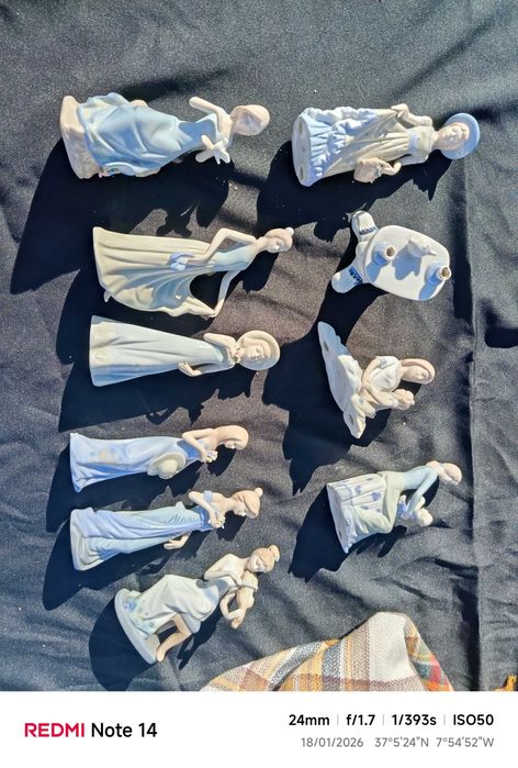 Conjunto de bonecas de  porcelana estilo Laddró