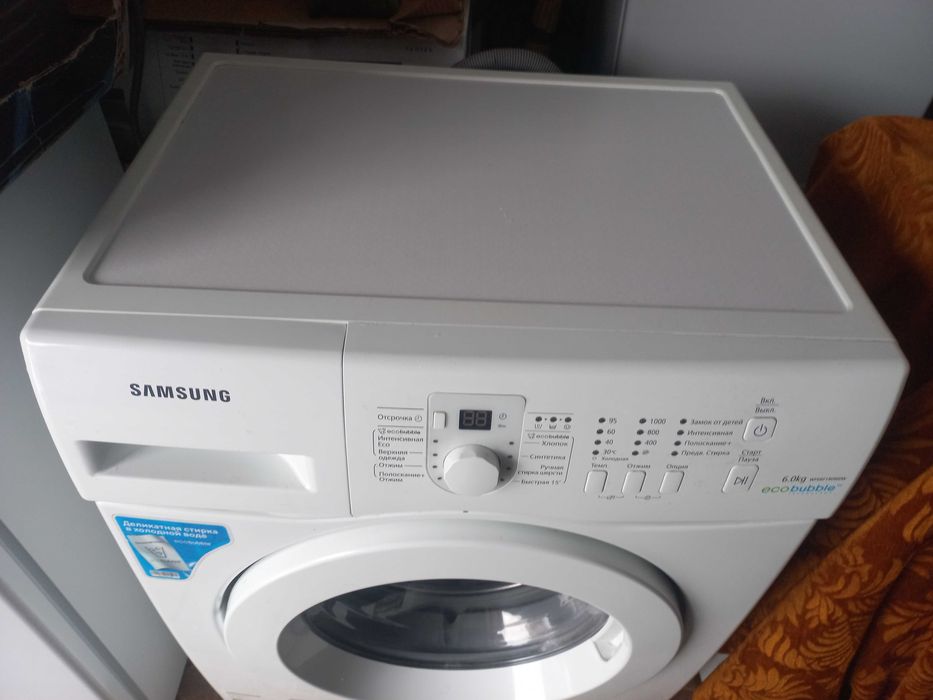 Стиралка SAMSUNG ecobubbel  WF6RF1R0W0W