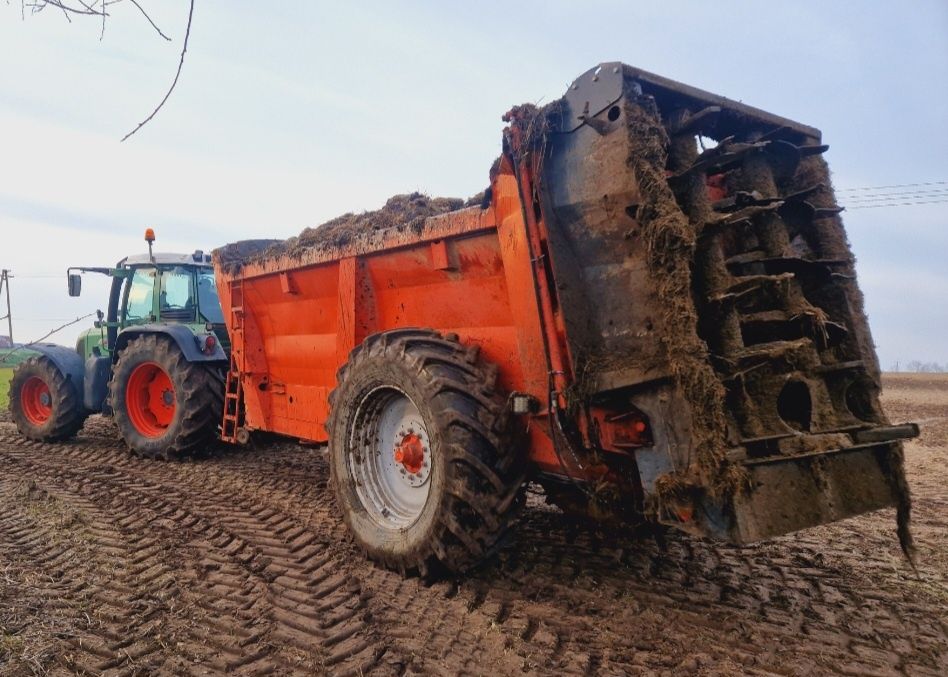 Gilbert 14t rozrzutnik obornika gilotyna  joskin Rolland roztrząsacz