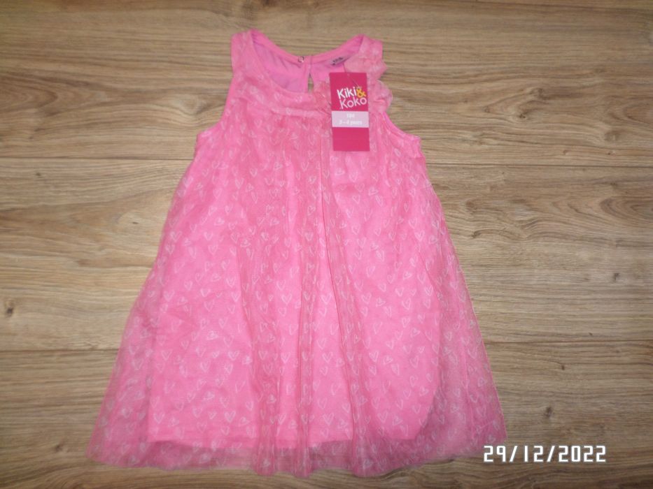 śliczna sukienka dla dziewczynki-104cm-3-4 latka