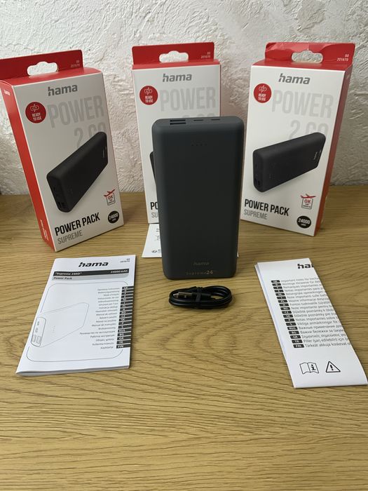 Павербанк HAMA Supreme 24000 mAh/Німеччина